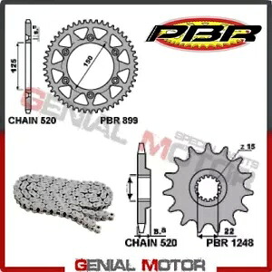 EK2909G チェーンとスプロケットキット 14 48 520 PBR KTM SMR SUPERMOTO 2008 2014用 EK2909G Chain and Sprockets Kit 14 48 520 PBR for KTM SMR SUPERMOTO 2008 2014 【並行輸入品】