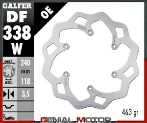 Galfer フロント ブレーキ ディスク WAVE FIXED 240x3.5mm CANNONDALE XC 400 2001 Galfer Front Brake Disc WAVE FIXED 240x3.5mm CANNONDALE XC 400 2001 【並行輸入品】