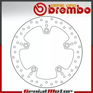 ブレーキディスク固定ブレンボシリーズゴールドリアハスクバーナヌーダ abs 900 2011 - 2014- Brake disc fixed Brembo series gold rear Husqvarna nuda abs 900 2011 - 2014- 【並行輸入品】