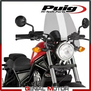 PUIG フロントガラス ライト スモーク 9462H ホンダ レブル CMX300 2017 / 2019 PUIG WINDSHIELD LIGHT SMOKED 9462H HONDA REBEL CMX300 2017 / 2019 【並行輸入品】