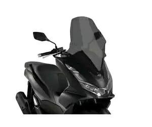 Puig フロントガラス ダークスモーク V-Tech ライン ツーリング 20637F HONDA PCX 150 2021用 Puig Windshield Dark Smoke V-Tech Line Touring 20637F for HONDA PCX 150 2021 【並行輸入品】