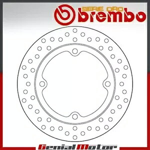 ブレーキディスク固定ブレンボシリーズオロリアホンダ Cbr F abs 650 2014 - 2016- Brake disc fixed Brembo series Oro rear Honda Cbr F abs 650 2014 - 2016- 【並行輸入品】