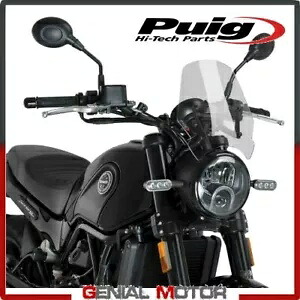 PUIG フロントガラス透明 9747W ベネリ レオンチーノ 500 2016 / 2019 PUIG WINDSHIELD TRANSPARENT 9747W BENELLI LEONCINO 500 2016 / 2019 【並行輸入品】