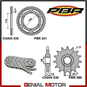 EK1885G チェーン スプロケット キット 16 46 530 PBR ヤマハ FZ6 FAZER S2 2004 - 2010 EK1885G Chain Sprockets Kit 16 46 530 PBR YAMAHA FZ6 FAZER S2 2004 - 2010 【並行輸入品】