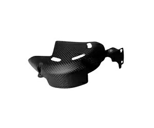 Genial Motor プレーン マット カーボン スプロケット カバー Ducati Panigale V4 2018 2021用 Genial Motor Plain Matte Carbon Sprocket Cover for Ducati Panigale V4 2018 2021 【並行輸入品】
