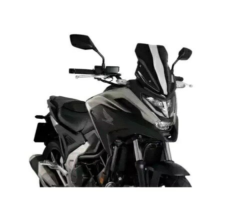 Puig フロントガラス ブラック スポーツ 20773N ホンダ NC X 750 2021 - 2023用 Puig Windshield Black Sport 20773N for HONDA NC X 750 2021 - 2023 【並行輸入品】
