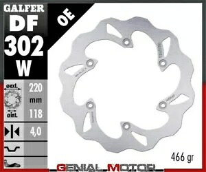 Galfer リア ブレーキ ディスク ウェーブ固定 220x4mm スズキ RMX S 1992-1994 Galfer Rear Brake Disc WAVE FIXED 220x4mm SUZUKI RMX S 1992-1994 【並行輸入品】