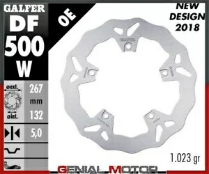Galfer ブレーキディスク フロント ウェーブ固定 267x5mm MBK SKYCRUISER 2006-2009- Galfer brake discs front wave fixed 267x5mm MBK SKYCRUISER 2006-2009- 【並行輸入品】