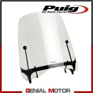 Puig フロントガラス透明 4676W プジョー ビバシティ 50 2009 / 2017 PUIG WINDSHIELD TRANSPARENT 4676W PEUGEOT VIVACITY 50 2009 / 2017 【並行輸入品】