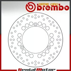 2008 - 2011 ヤマハ マジェスティ ABS 400 リア ゴールド シリーズ 固定ブレーキ ディスク Brembo- 2008 - 2011 Yamaha Majesty Abs 400 Rear Gold Series Fixed Brake Disc Brembo- 【並行輸入品】