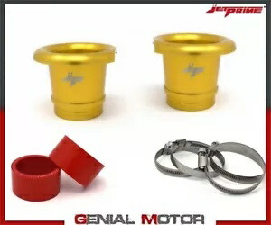 Yamaha XP T-MAX 500 2008 - 2011 用大型スロットルボディ用ベロシティスタック Velocity stacks for enlarged throttle body for Yamaha XP T-MAX 500 2008 - 2011 【並行輸入品】