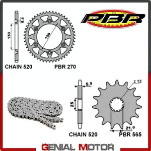EK1880 チェーンとスプロケットキット 14 / 48 / 520 PBR ヤマハ YZ450F 2003 - 2004 EK1880 Chain and Sprockets Kit 14 / 48 / 520 PBR YAMAHA YZ450F 2003 - 2004 【並行輸入品】