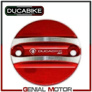軽合金レッドのカバー検査フェーズ Ducabike Ducati Scrambler 2015 - 2019 Cover Inspection Phase in Light Alloy Red Ducabike Ducati Scrambler 2015 - 2019 【並行輸入品】