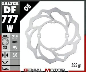 Galfer フロント ブレーキ ディスク ウェーブ固定 219x3mm ハスクバーナ 85 TC 17/14 2014-2020 Galfer Front Brake Disc WAVE FIXED 219x3mm HUSQVARNA 85 TC 17/14 2014-2020 【並行輸入品】