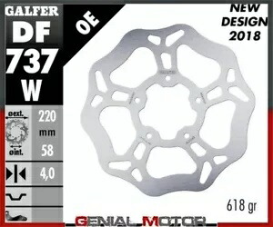 Galfer ブレーキディスク フロント ウェーブ固定 220x4 mm ジレラ ランナー 180 sp 1999-2000- Galfer brake discs front wave fixed 220x4 mm Gilera runner 180 sp 1999-2000- 【並行輸入品】