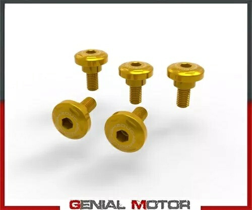 DUCABIKE ゴールド サイドカバー用ネジセット Ducati MONSTER 937 2021 - 2022- DUCABIKE GOLD screw set for side cover for Ducati MONSTER 937 2021 - 2022- 【並行輸入品】