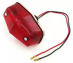 ルーカススタイルオートバイテールライト交換アセンブリユニット Lucas Style Motorcycle Tail Light Replacement Assembly Unit 【並行輸入品】