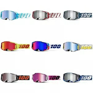 100% Armega ゴーグル - ハイパー / ミラー - Moto モトクロス カラーを選択 - 新色 100% Armega Goggles - HiPER / Mirror - Moto Motocross CHOOSE COLOR - NEW Colors 【並行輸入品】