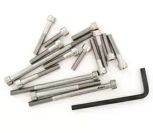 ステンレススチールアレンボルトセット - ホンダ PC50 リトルホンダ - 1969-1970 - 15 ボルト Stainless Steel Allen Bolt Set - Honda PC50 Little Honda - 1969-1970 - 15 Bolts 【並行輸入品】