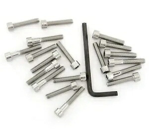 ステンレス鋼アレンボルトセット - ホンダ CB400T CM400C/E/T - 1980-1981 - 19 ボルト Stainless Steel Allen Bolt Set - Honda CB400T CM400C/E/T - 1980-1981 - 19 Bolts 【並行輸入品】