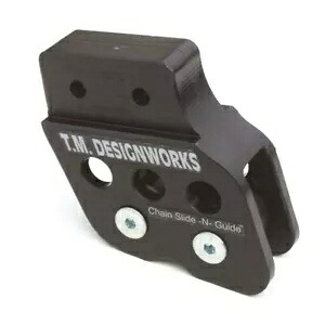 TM Designworks リアチェーンガイド デュアルローラー付き スズキ LTZ 400 Z400 ブラックオール TM Designworks Rear Chain Guide w/ Dual Rollers Suzuki LTZ 400 Z400 Black All 【並行輸入品】