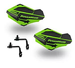 パワーマッド センチネル ハンド ガード トライ マウント グリーン ブラック アウトランダー 650 800 1000 Powermadd Sentinel Hand Guards Tri Mount Green Black Outlander 650 800 1000 【並行輸入品】