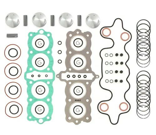 トップエンドエンジンリビルドキット 標準ピストン付き ホンダ CB550F '75-77 CB550K '74-78 Top End Engine Rebuild Kit w/ Standard Pistons Honda CB550F '75-77 CB550K '74-78 【並行輸入品】