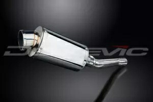 Delkevic SS70 9 インチ ステンレススチール オーバル マフラー スリップオン - ホンダ CBR250R 2011-2014 Delkevic SS70 9\