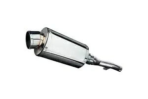 Delkevic SS70 9 インチ ステンレス スリップオン オーバル マフラー - ヤマハ XT250 - 08-22 排気 Delkevic SS70 9" Stainless Slip-On Oval Muffler - Yamaha XT250 - 08-22 Exhaust 【並行輸入品】｜カスタムパーツ WORLD倉庫