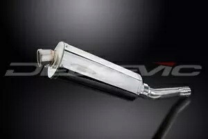 Delkevic 14 インチ ステンレススチール オーバル マフラー スリップオン - ホンダ CBR250R 2011-2014 Delkevic 14” Stainless Steel Oval Muffler Slip On - Honda CBR250R 2011-2014 【並行輸入品】