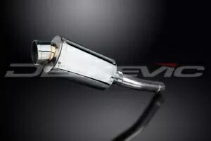 Delkevic 9 インチ ステンレス オーバル スリップオン マフラー - スズキ GSX-R600 2001-2003 排気 Delkevic 9\