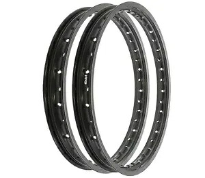 ライジングサンブラック アルミリムセット - ホンダ C100 CA100 スーパーカブ 50 - 1959-1970 Rising Sun Black Aluminum Rim Set - Honda C100 CA100 Super Cub 50 - 1959-1970 【並行輸入品】 47,520円