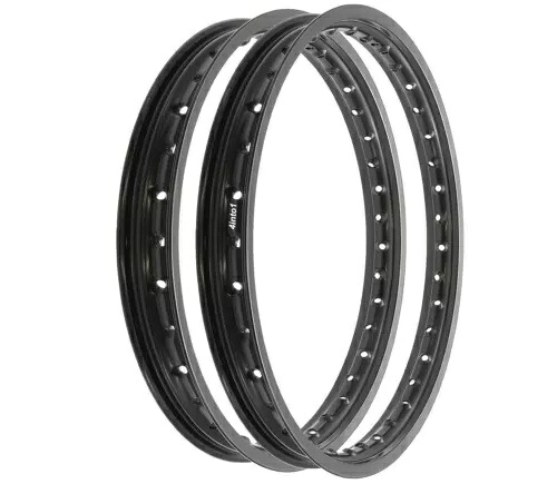 ライジング サン ブラック アルミニウム リム セット - ホンダ S65 スポーツ 65 - 1965-1969 Rising Sun Black Aluminum Rim Set - Honda S65 Sport 65 - 1965-1969 【並行輸入品】