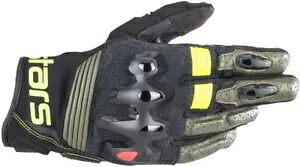 Alpinestars Halo グローブ - フォレスト ブラック/フルオ イエロー - XX-L Alpinestars Halo Gloves - Forest Black/Fluo Yellow - XX-Large 【並行輸入品】