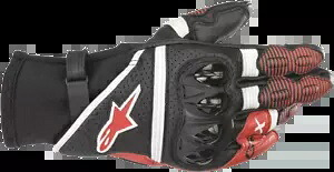 Alpinestars GPX V2 グローブ - ブラック/ホワイト/ブライトレッド - サイズを選択してください Alpinestars GPX V2 Gloves - Black/White/Bright Red - Choose Size 【並行輸入品】