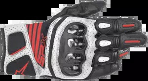 Alpinestars SPX AC V2 グローブ - ブラック/ホワイト/フルオ レッド - サイズを選択してください Alpinestars SPX AC V2 Gloves - Black/White/Fluo Red - Choose Size 【並行輸入品】
