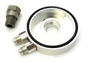TTR400 アルミ オイル クーラー サンドイッチ プレート アダプター - ホンダ CB400F CB550 CB750 TTR400 Aluminum Oil Cooler Sandwich Plate Adaptor - Honda CB400F CB550 CB750 【並行輸入品】