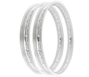ライジングサン シルバー アルミ リム セット - ホンダ C102 CA102 スーパーカブ 50 - 1960-1969 Rising Sun Silver Aluminum Rim Set - Honda C102 CA102 Super Cub 50 - 1960-1969 【並行輸入品】 44,880円
