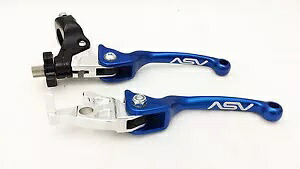 ASV F3 ブルー フロント ブレーキ クラッチ パーチ レバー ペア パック ホンダ TRX 300EX TRX 400EX ASV F3 Blue Front Brake Clutch Perch Levers Pair Pack Honda TRX 300EX TRX 400EX 【並行輸入品】