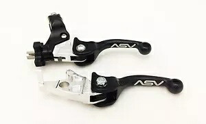 ASV F3 ショーティー ブラック フロント ブレーキ クラッチ パーチ レバー ペア パック TRX 450R 450ER ASV F3 Shorty Black Front Brake Clutch Perch Levers Pair Pack TRX 450R 450ER 【並行輸入品】