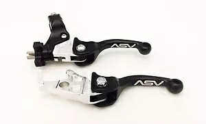ASV F3 ショーティー ブラック フロント ブレーキ クラッチ パーチ レバー セット ホンダ TRX 250R 1987-1989 ASV F3 Shorty Black Front Brake Clutch Perch Levers Set Honda TRX 250R 1987-1989 【並行輸入品】