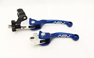 ASV F3 フロント ブレーキ クラッチ パーチ レバー スタンダード ブルー ペア パック KX 250F 450F ASV F3 Front Brake Clutch Perch Levers Standard Blue Pair Pack KX 250F 450F 【並行輸入品】