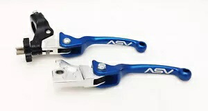 ASV F3 フロント ブレーキ クラッチ パーチ レバー ペア パック ブルー ヤマハ ラプター 700 2006 ASV F3 Front Brake Clutch Perch Levers Pair Pack Blue Yamaha Raptor 700 2006 【並行輸入品】