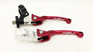 ASV F3 レッド フロント ブレーキ クラッチ パーチ レバー ペア パック ホンダ TRX 450R 2006+ ASV F3 Red Front Brake Clutch Perch Levers Pair Pack Honda TRX 450R 2006+ 【並行輸入品】
