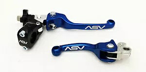 ASV F3 フロント ブレーキ クラッチ パーチ レバー ペア パック ブルー ホンダ CRF 250F XR 250R ASV F3 Front Brake Clutch Perch Levers Pair Pack Blue Honda CRF 250F XR 250R 【並行輸入品】