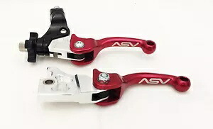 ASV F3 ショーティー レッド フロント ブレーキ クラッチ パーチ レバー ペア パック グリズリー 660 03-08 ASV F3 Shorty Red Front Brake Clutch Perch Levers Pair Pack Grizzly 660 03-08 【並行輸入品】 52,800円