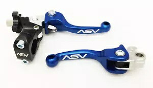 ASV F3 フロント ブレーキ クラッチ パーチ レバー ショーティー ブルー ホンダ CRF 230F 250F XR 250R ASV F3 Front Brake Clutch Perch Levers Shorty Blue Honda CRF 230F 250F XR 250R 【並行輸入品】