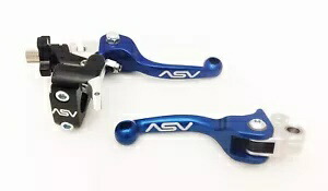 ASV F3 フロント ブレーキ クラッチ パーチ レバー ホット スタート ブルー ヤマハ YZ 250F YZ 450F 426 ASV F3 Front Brake Clutch Perch Levers Hot Start Blue Yamaha YZ 250F YZ 450F 426 【並行輸入品】