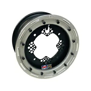 DWT ROK'N LOK 2 フロント シルバー ビードロック リム ホイール 10\