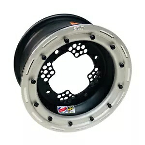 DWT ROK'N LOK フロント シルバー ビードロック リム ホイール 10\
